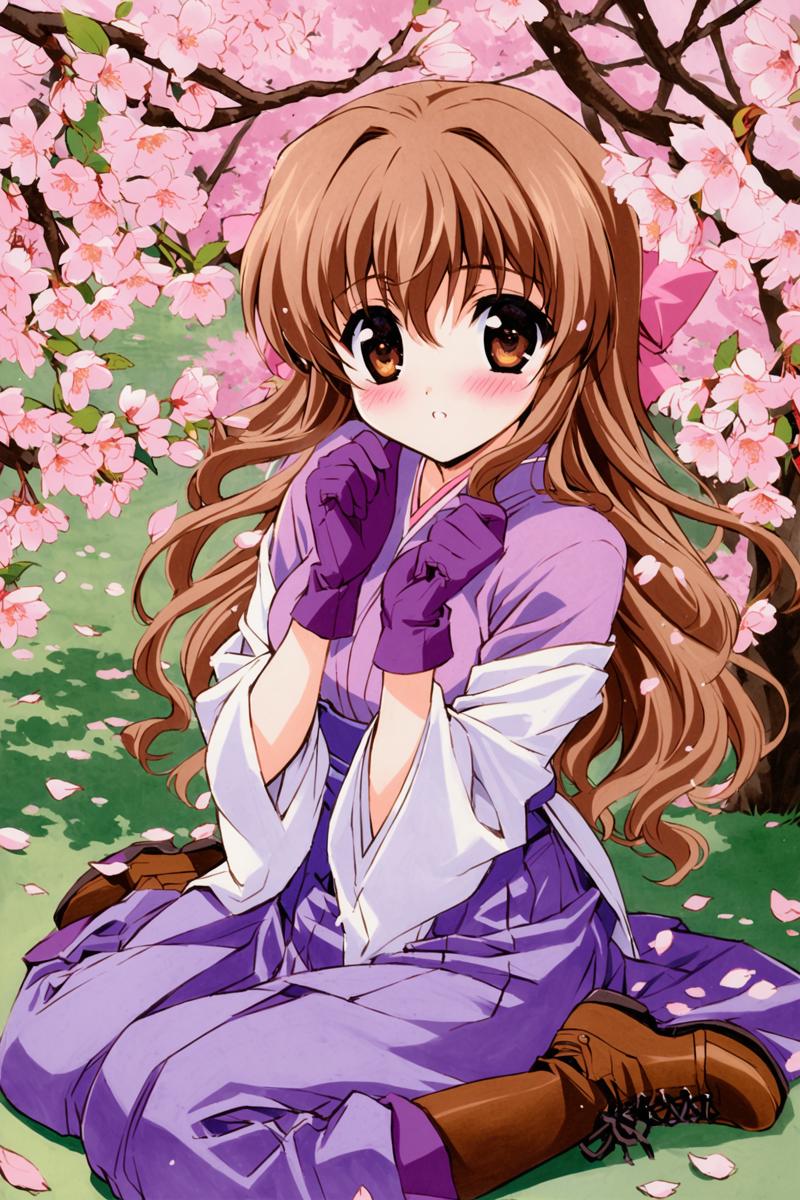 28679-1738378751-Nogizaka Haruka,1girl,solo,meiji schoolgirl uniform,japanese clothes,purple hakama,boots,brown hair,skirt,long hair,brown eyes,p.png